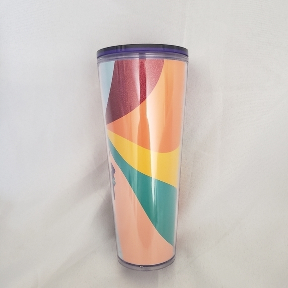 Starbucks Venti Tumbler Pride Siren 2020 Cold Cup Rainbow Wave Collectible - Picture 5 of 9